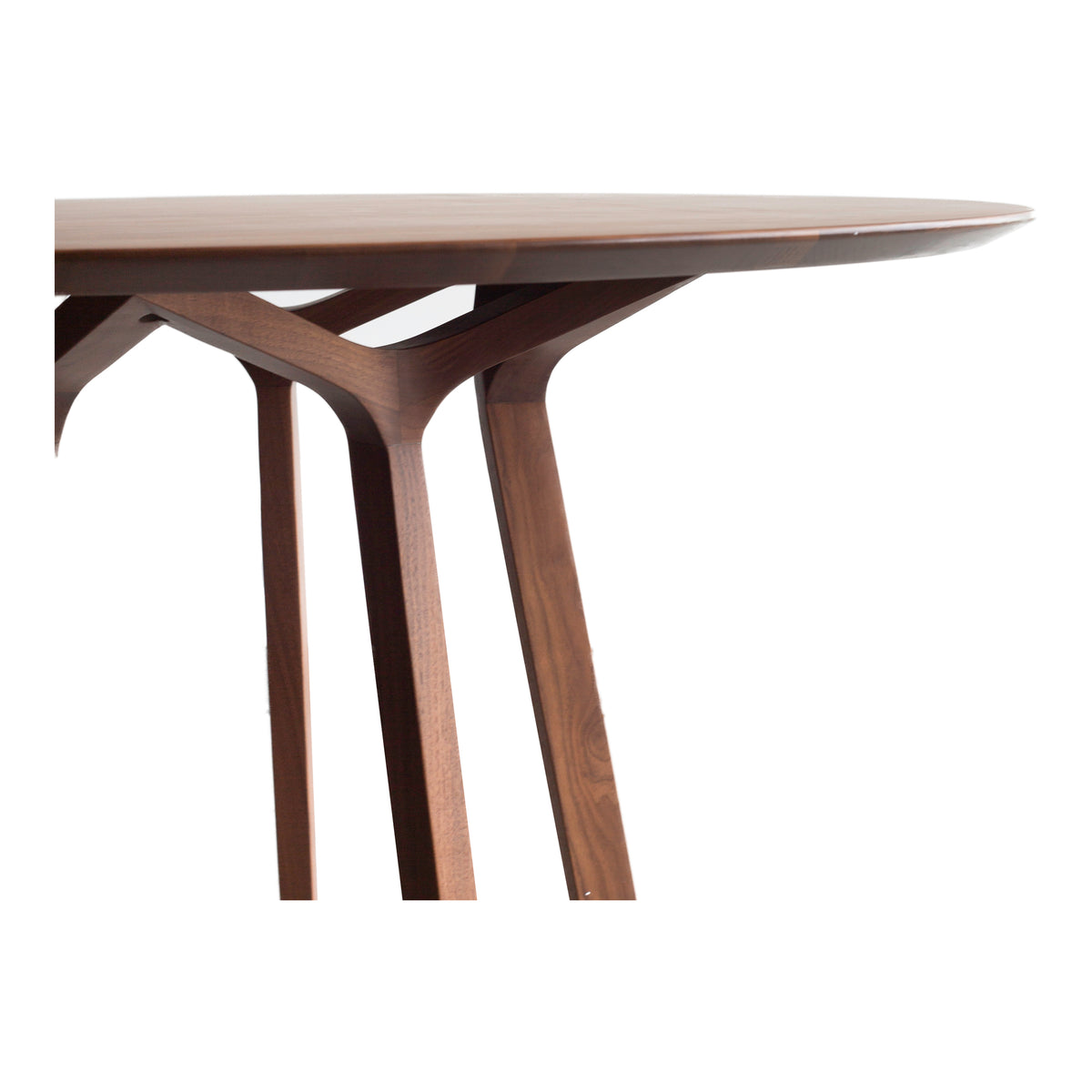 Aldo Round Dining Table Brown by Moe's Home