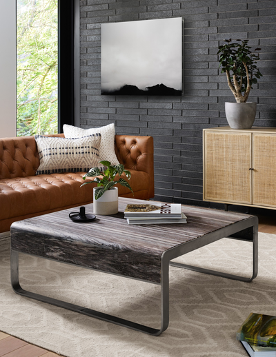 Williams Leather Sofa by Four Hands