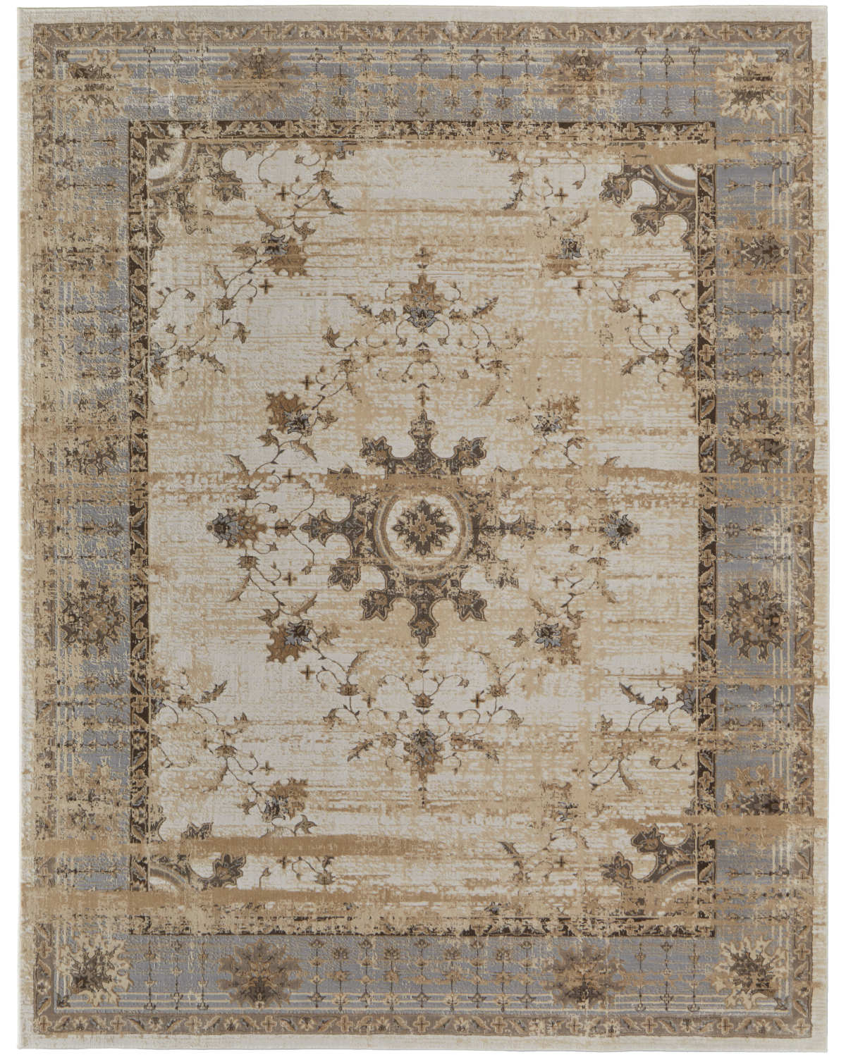 Celene 39KWF Beige/Gray Rug by Feizy