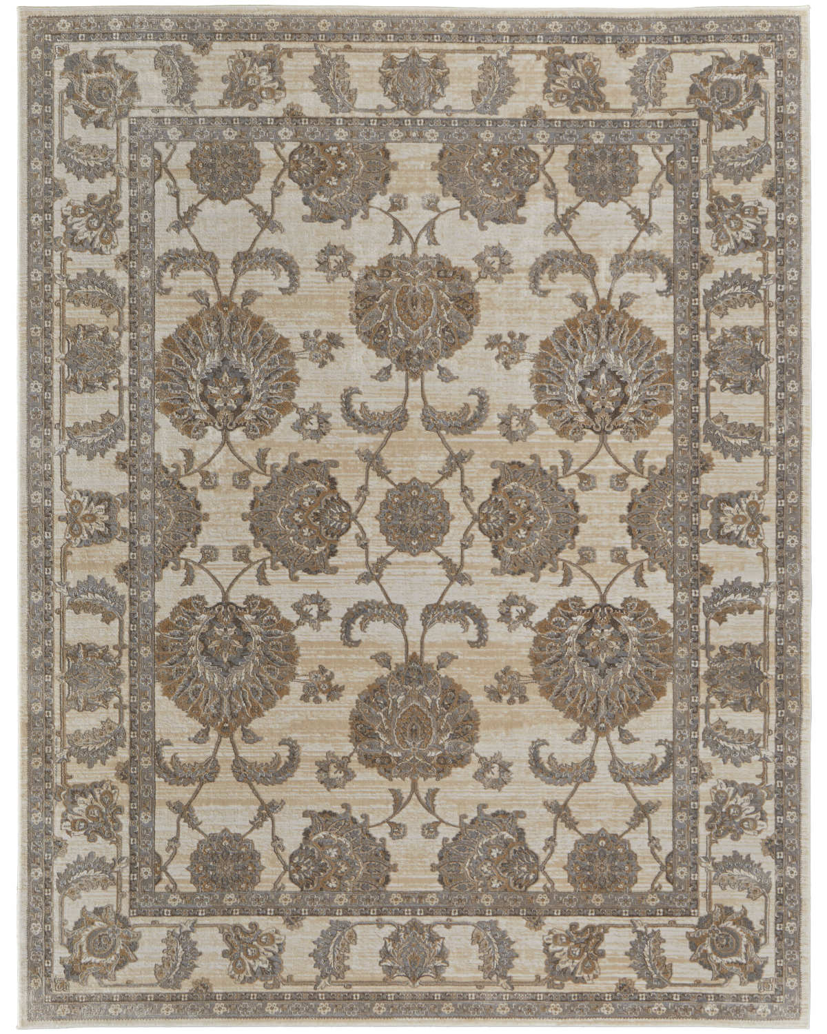 Celene 39KZF Beige/Gray Rug by Feizy
