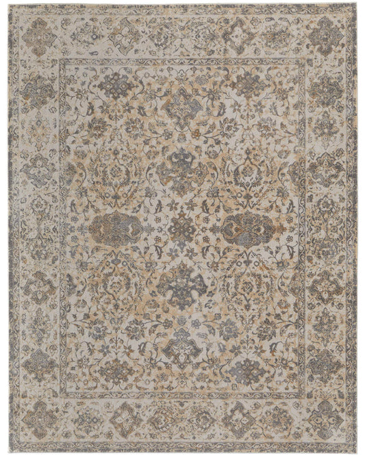 Celene 39L0F Beige/Gray Rug by Feizy