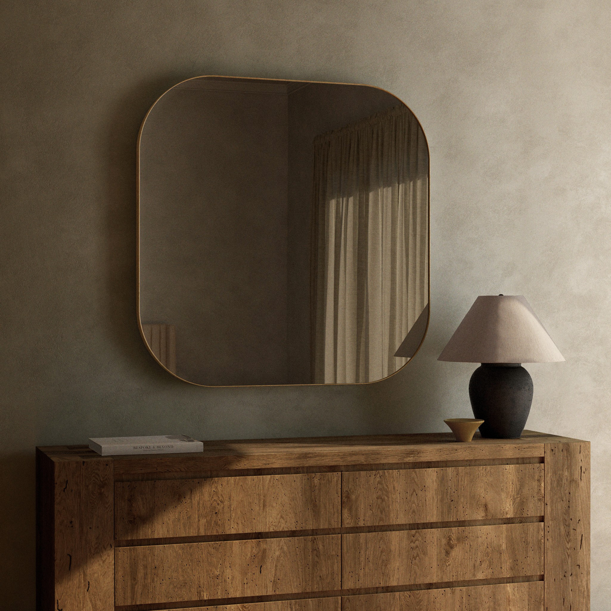 Bellvue Square Mirror by Four Hands