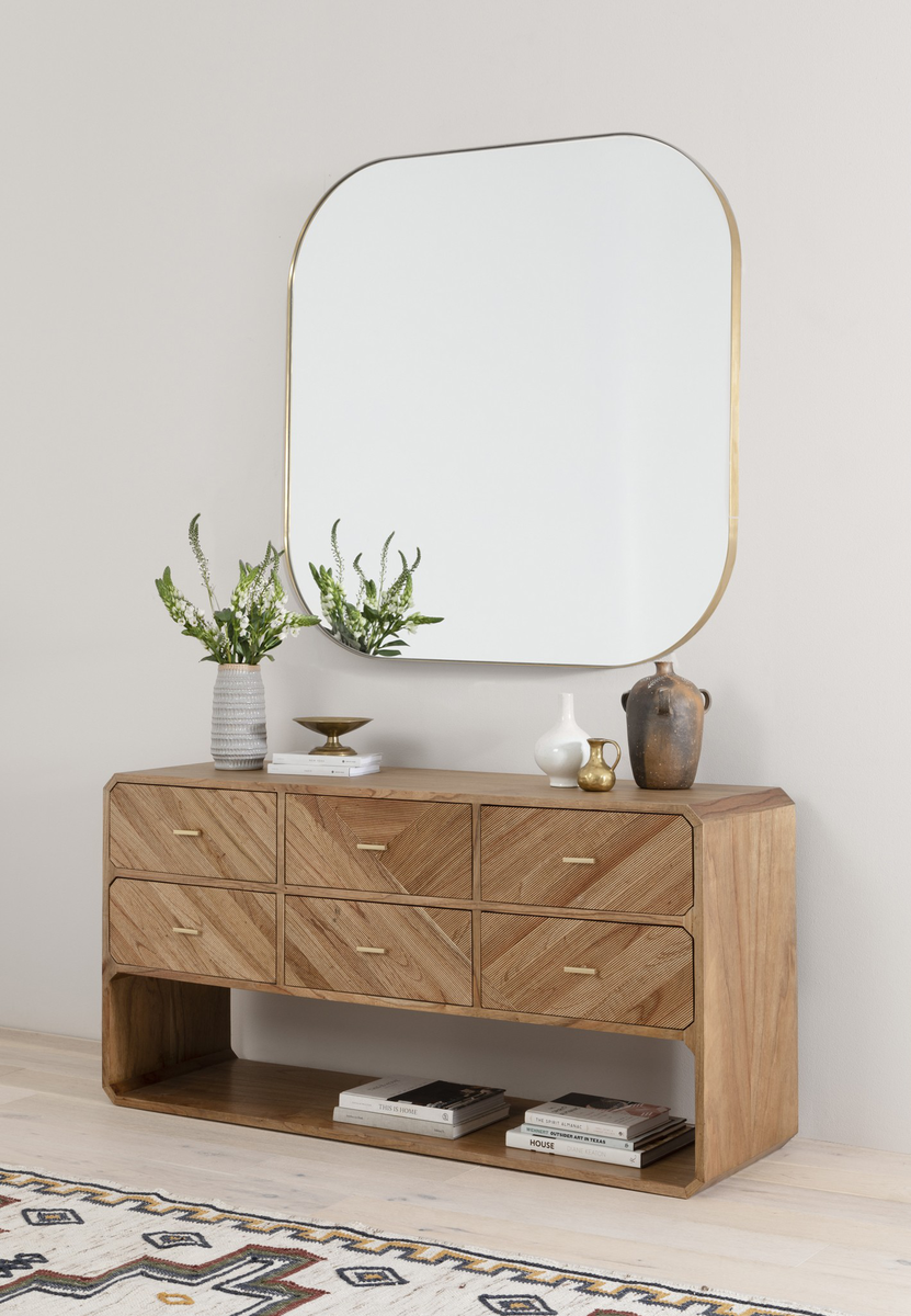 Bellvue Square Mirror by Four Hands