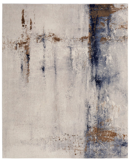 Clio 39LXF Ivory/Blue Rug by Feizy