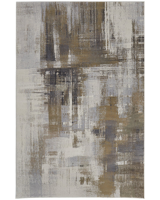 Mandana 39LYF Ivory/Camel Rug by Feizy