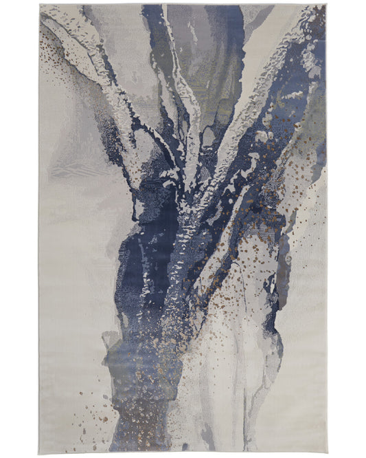 Mandana 39M0F Ivory/Blue Rug by Feizy