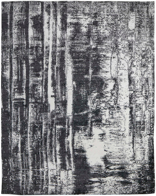 Coda 8929F Black/White Rug by Feizy
