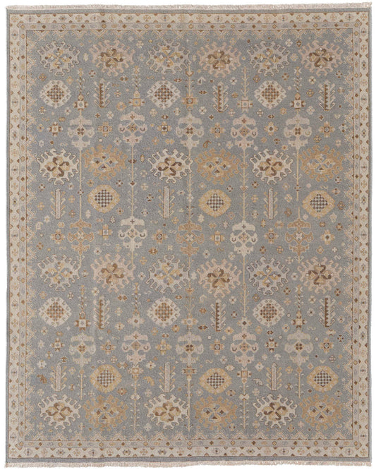 Corbitt 0610F Aqua/Beige Rug by Feizy