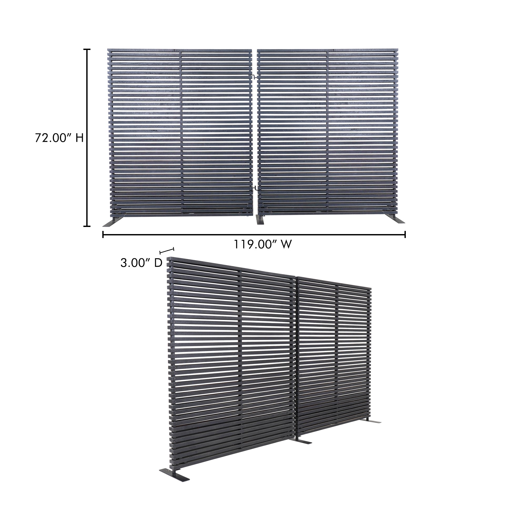 Damani Screen Black