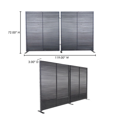 Damani Screen Black by Moe's Home