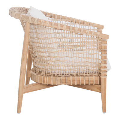 Kuna Outdoor Lounge Chair Natural by Moe's Home