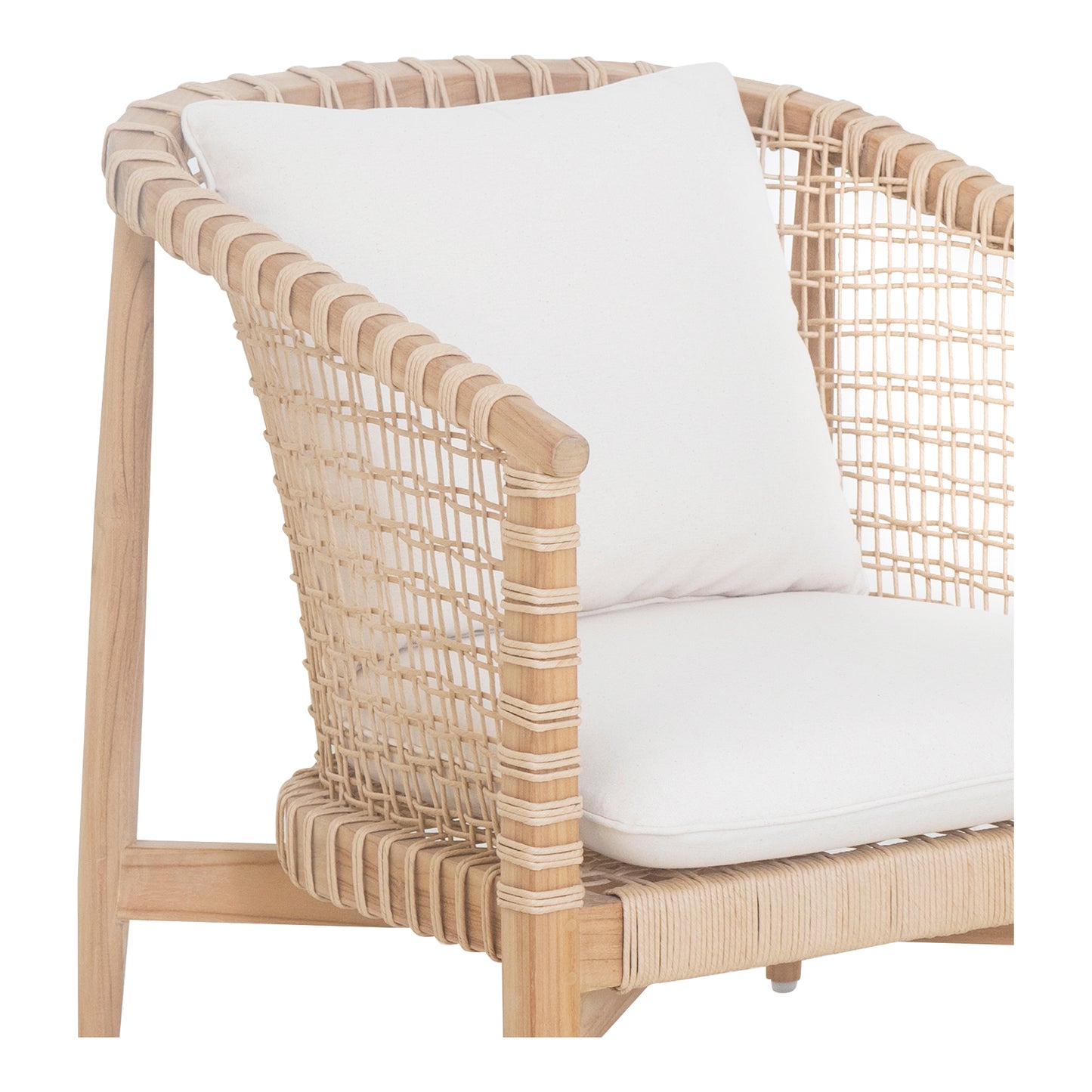 Kuna Outdoor Lounge Chair Natural by Moe's Home