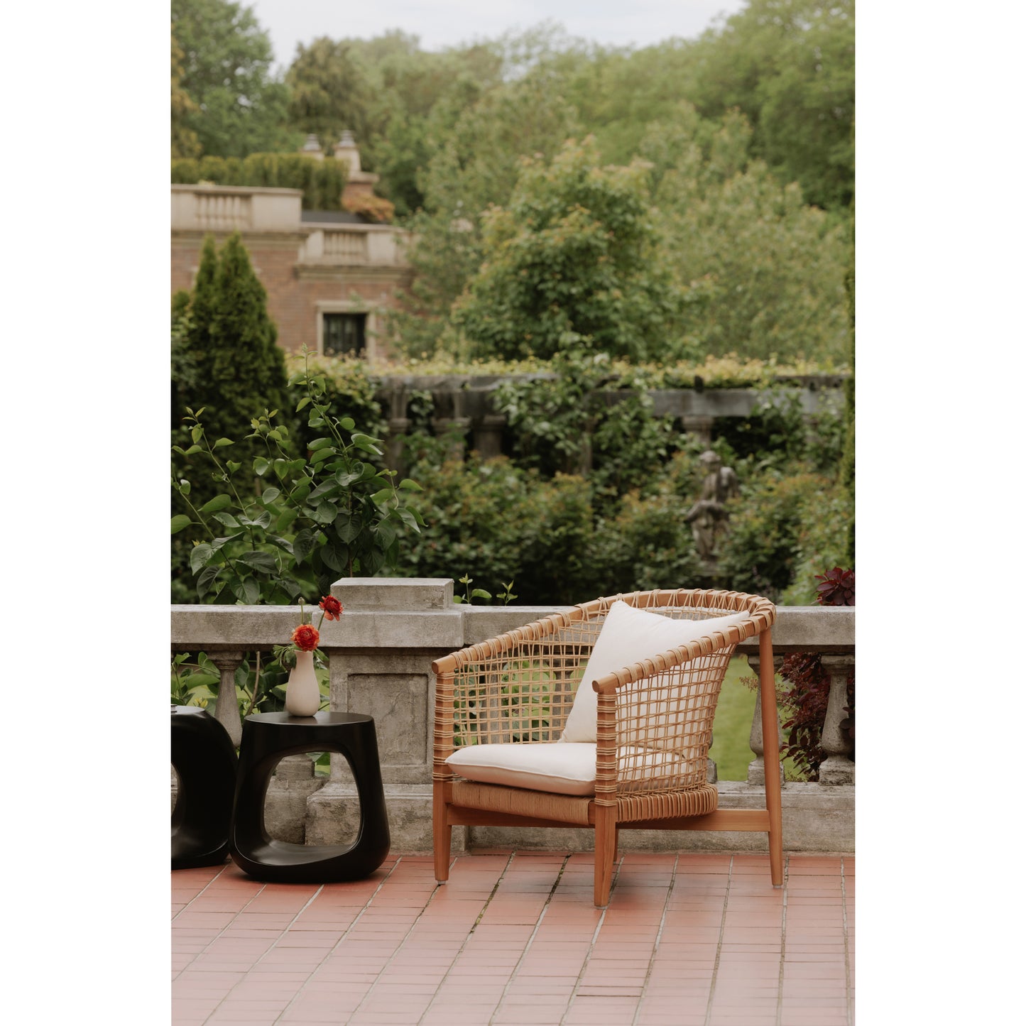 Kuna Outdoor Lounge Chair Natural by Moe's Home