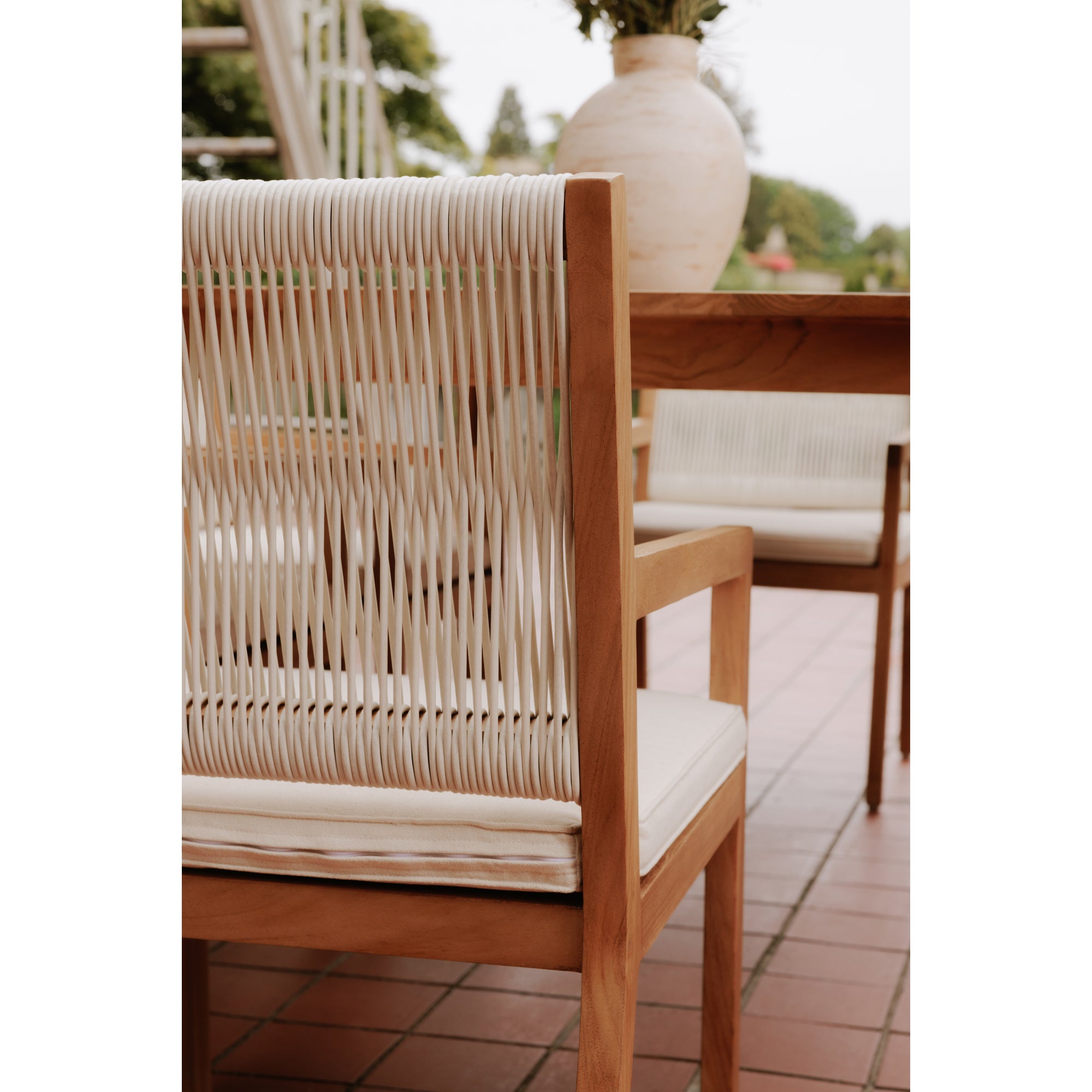 Luce Outdoor Dining Chair Natural