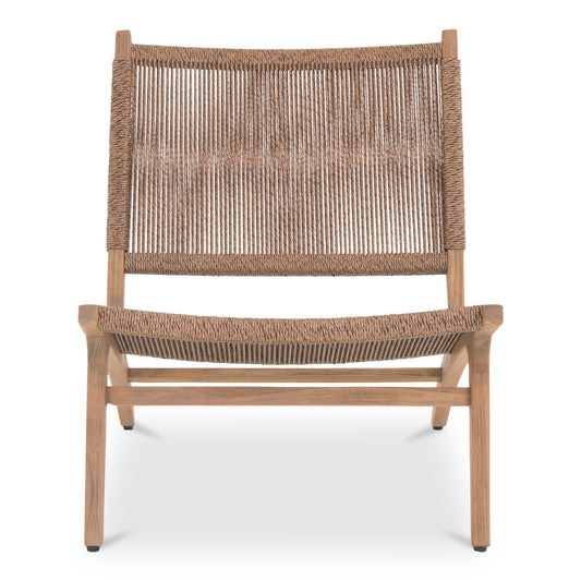Palma Outdoor Lounge Chair Warm by Moe's Home