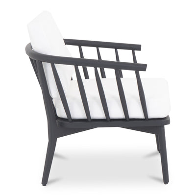 Wren Outdoor Lounge Chair Warm White by Moe's Home
