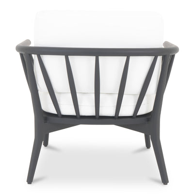 Wren Outdoor Lounge Chair Warm White by Moe's Home