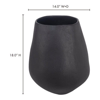 Voss Decorative Vessel Black by Moe's Home