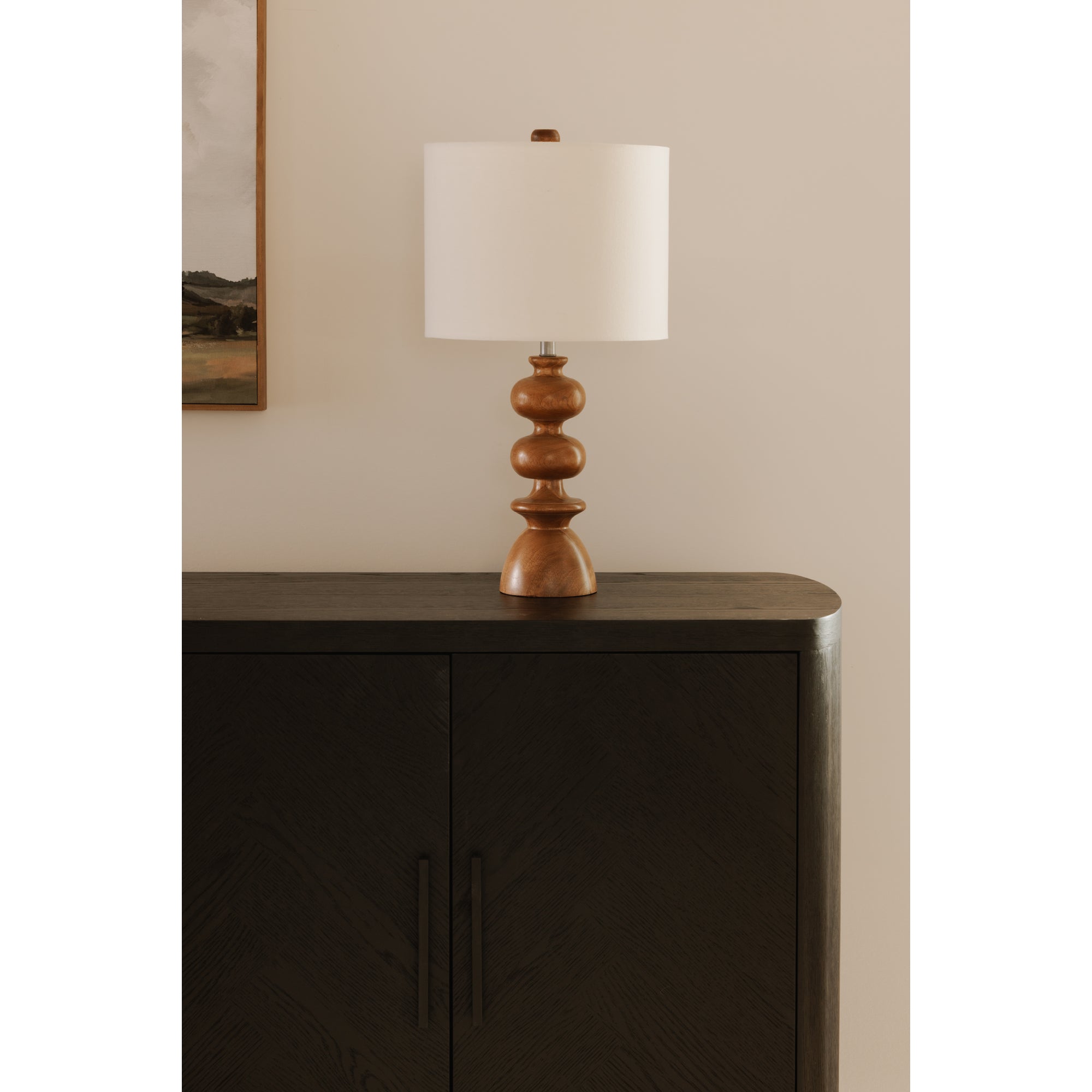 Gwen Table Lamp Honey Brown