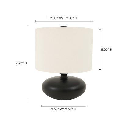 Evie Table Lamp Black