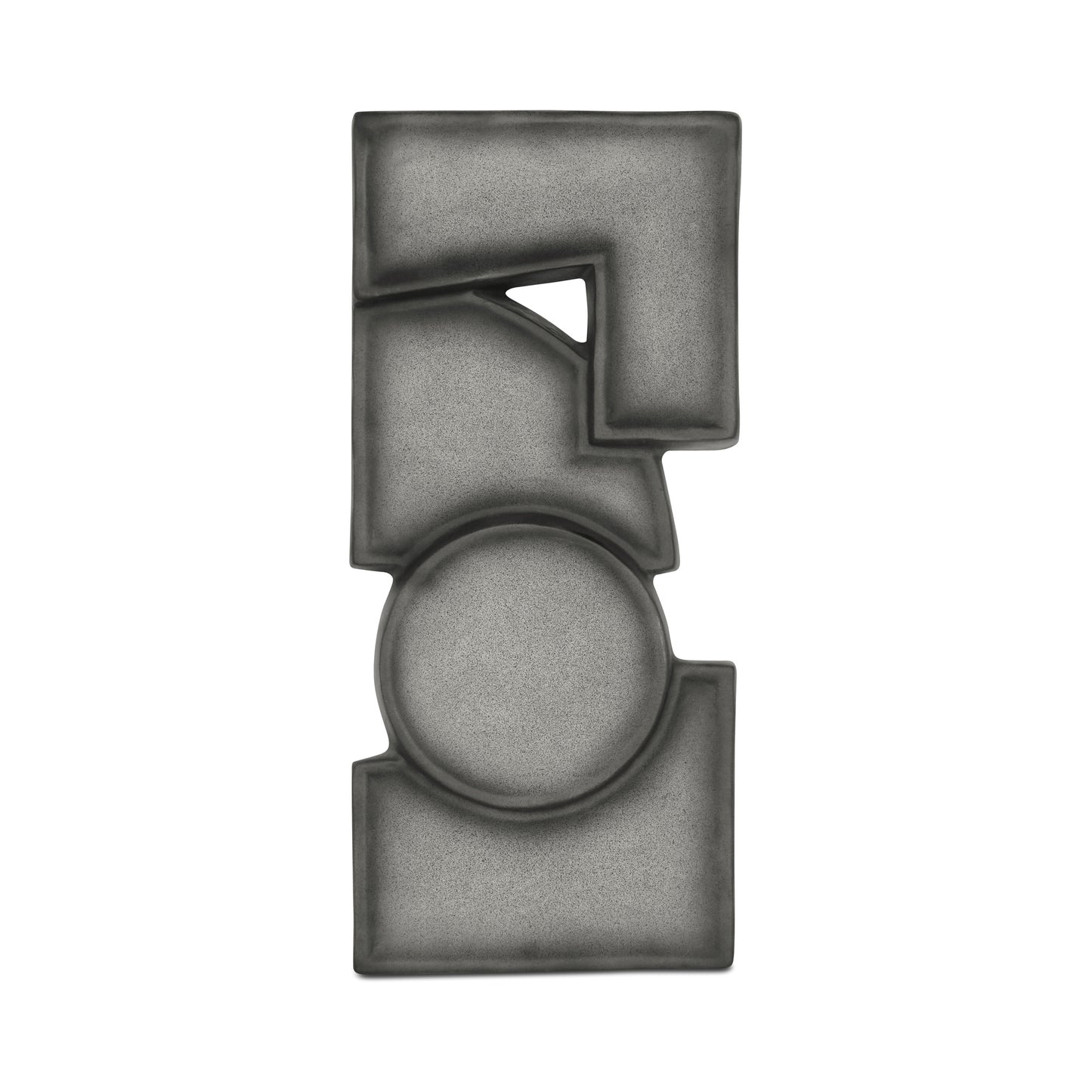 Teo Wall Sculpture Charcoal by Moe's Home