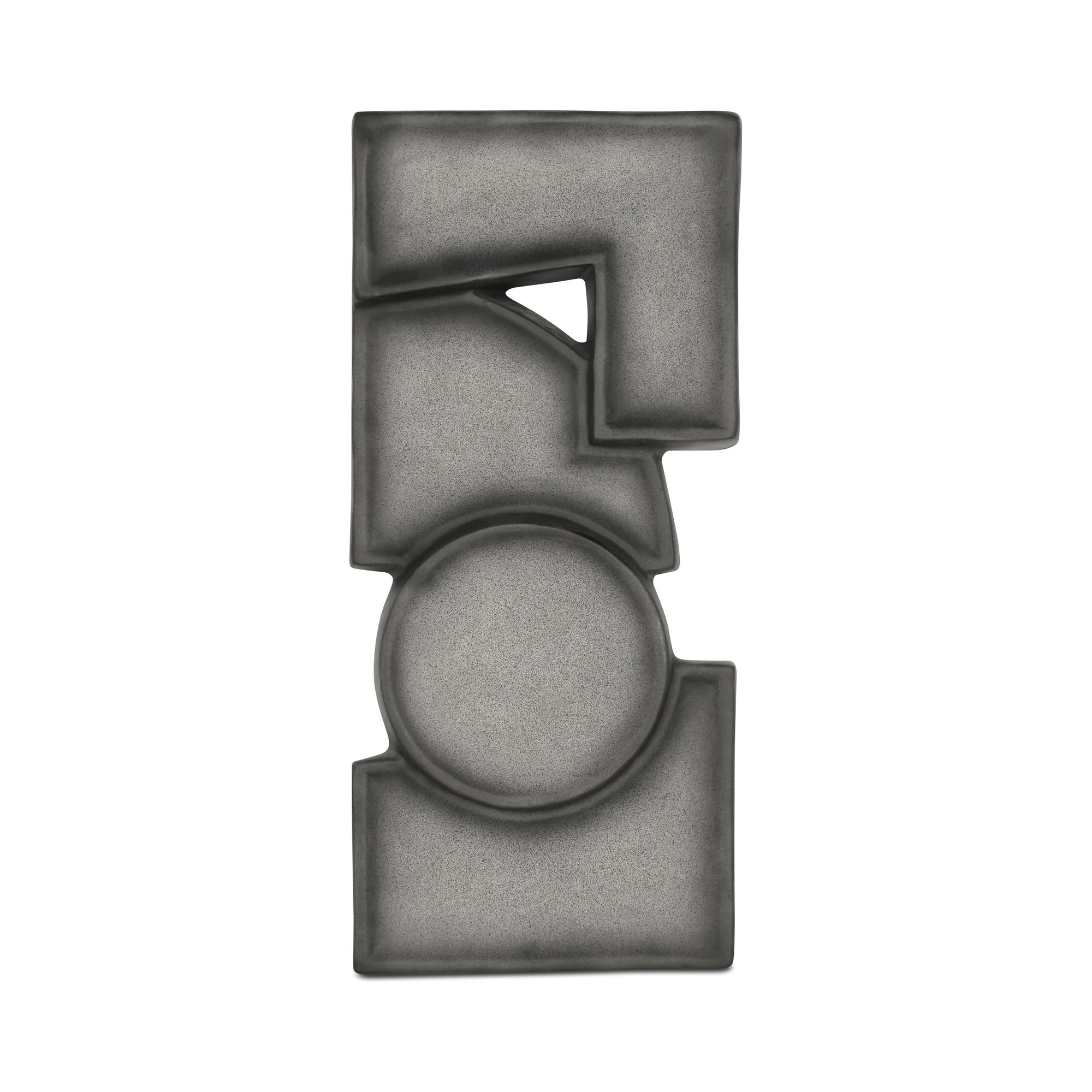 Teo Wall Sculpture Charcoal by Moe's Home