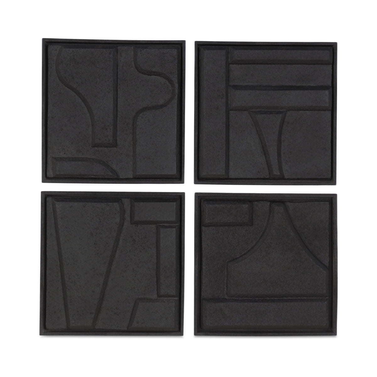 Alva Wall Sculpture-Set Of 4 by Moe's Home