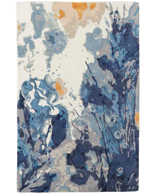 Dafney 8871F Blue Rug by Feizy