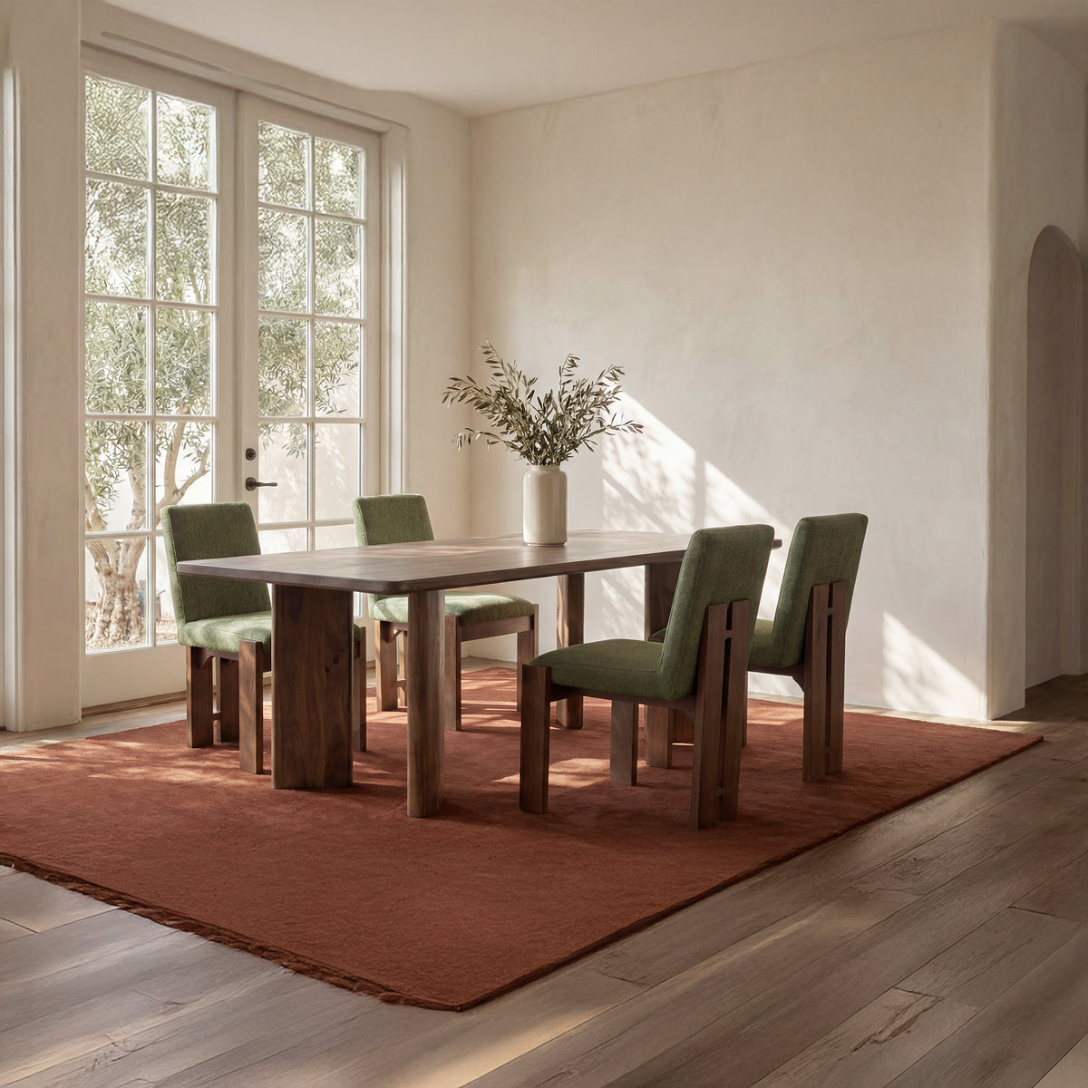 Lia Rectangular Dining Table by Moe's Home