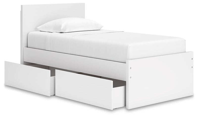 Onita Panel Bed with 1 Side Storage
