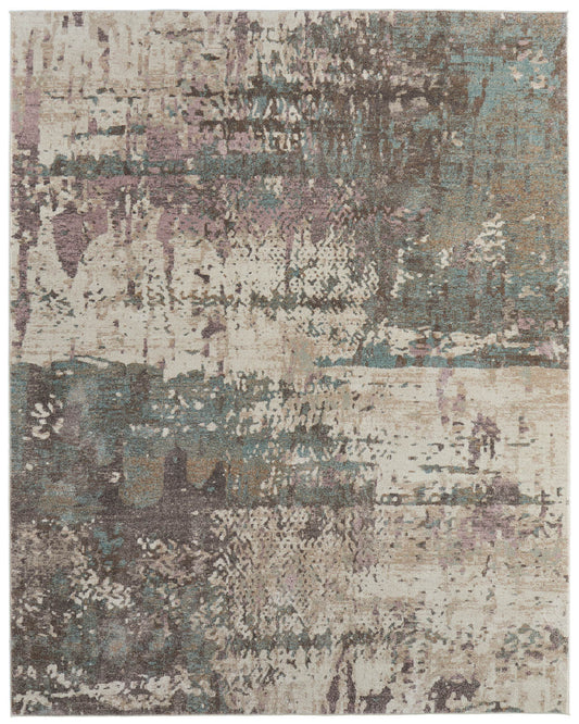 Eden 39QRF Teal/Ivory Rug by Feizy