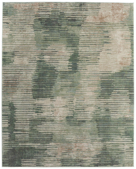 Eden 39QYF Green Rug by Feizy