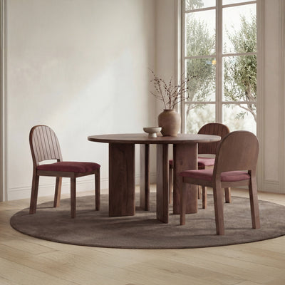 Emil Dining Chair Berry-Set of Two by Moe's Home