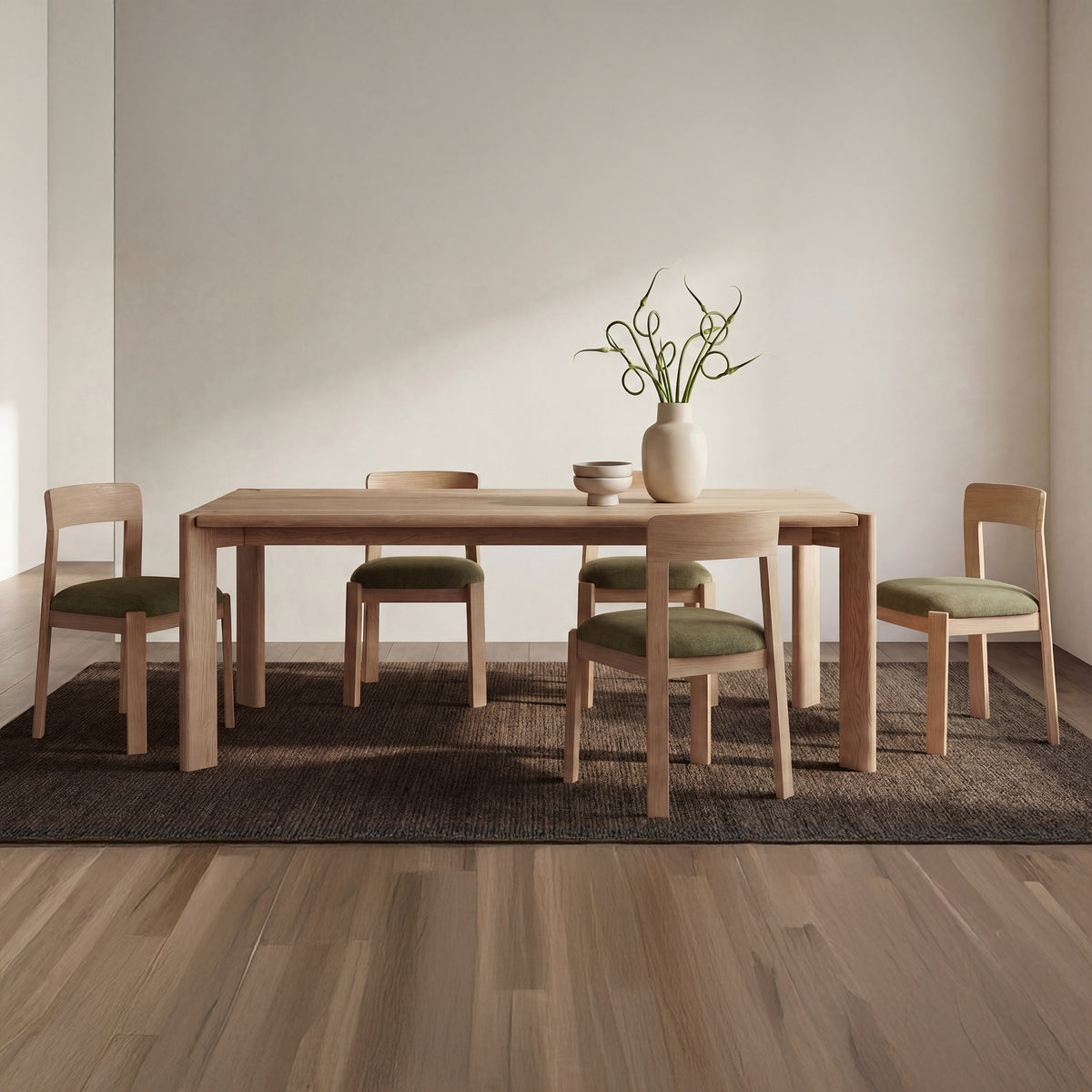 Oli Dining Chair Dark Green-Set of Two by Moe's Home