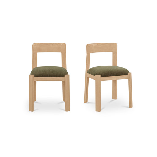 Oli Dining Chair Dark Green-Set of Two by Moe's Home