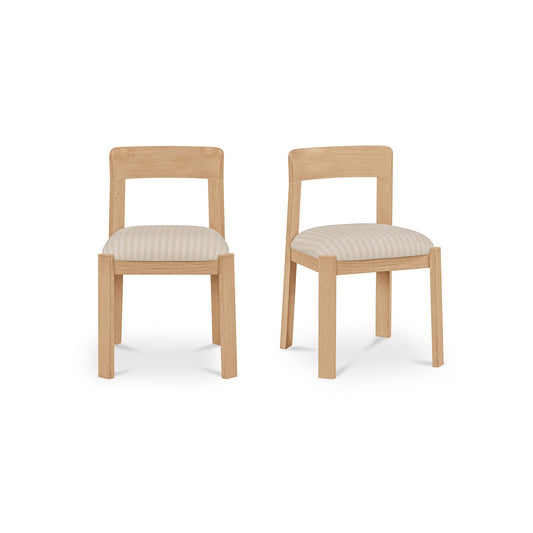 Oli Dining Chair Stripe-Set of Two by Moe's Home