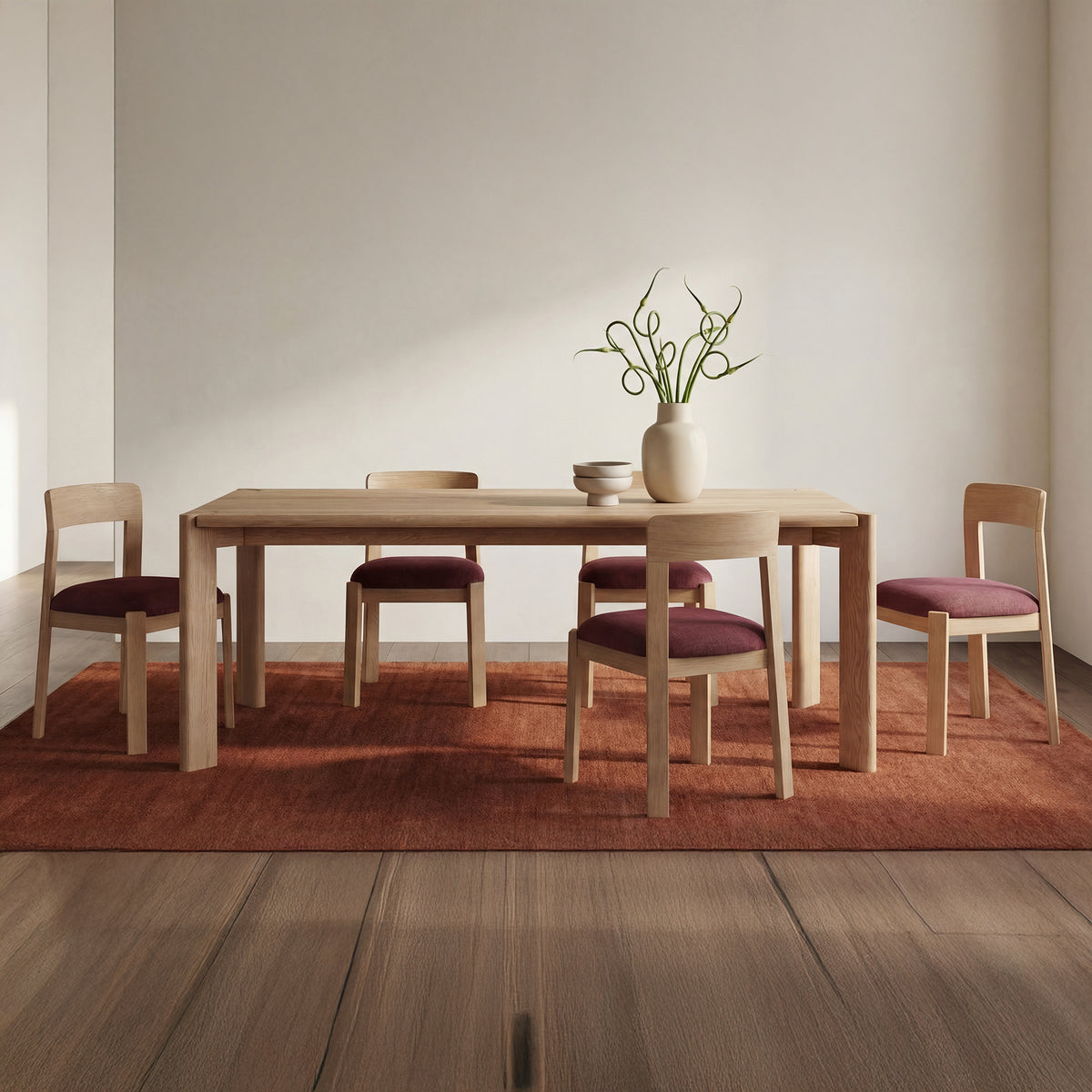 Oli Dining Chair Berry-Set of Two by Moe's Home