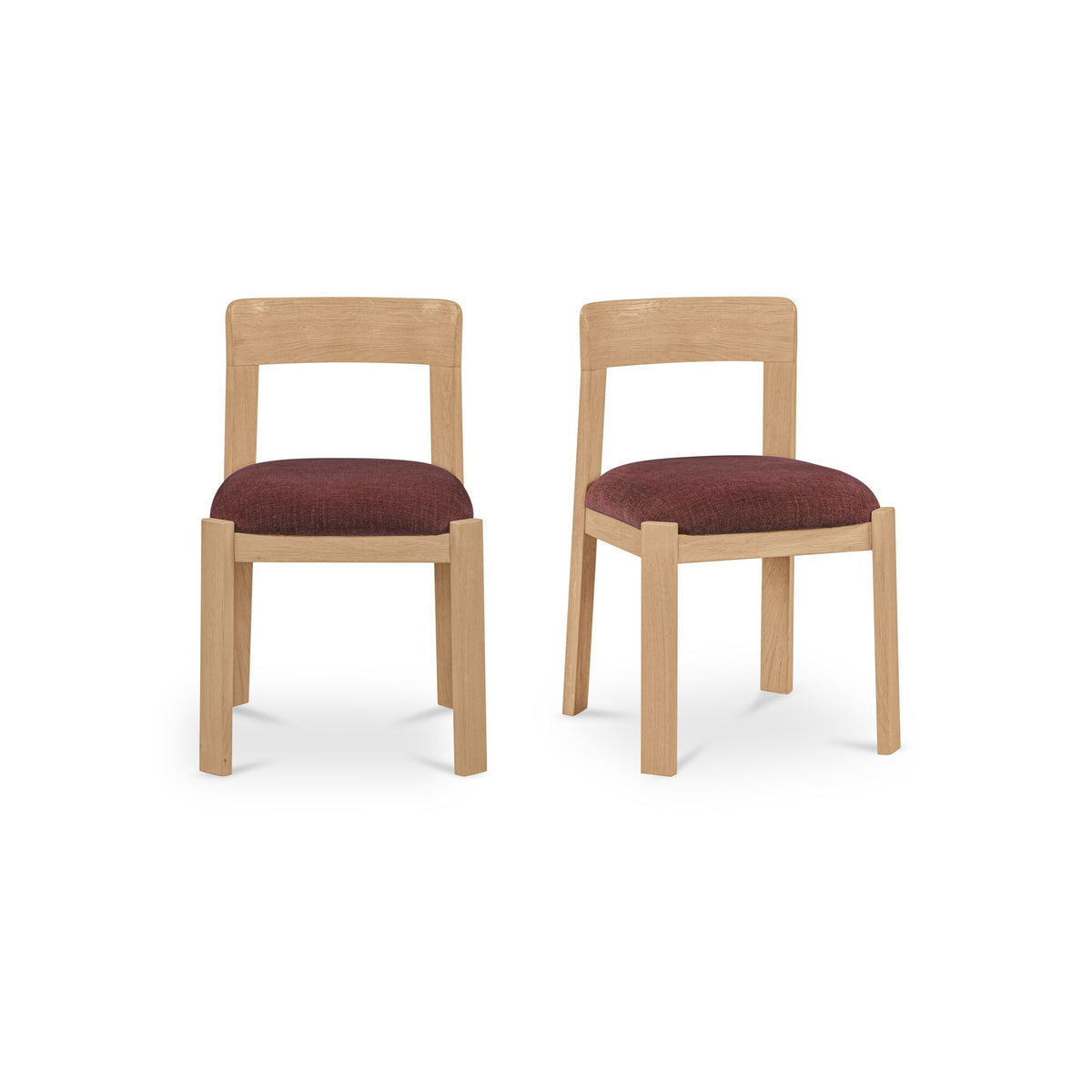 Oli Dining Chair Berry-Set of Two by Moe's Home