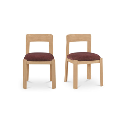 Oli Dining Chair Berry-Set of Two by Moe's Home