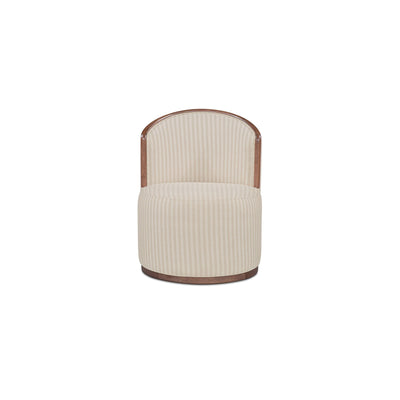 Rossi Swivel Dining Chair Stripe by Moe's Home