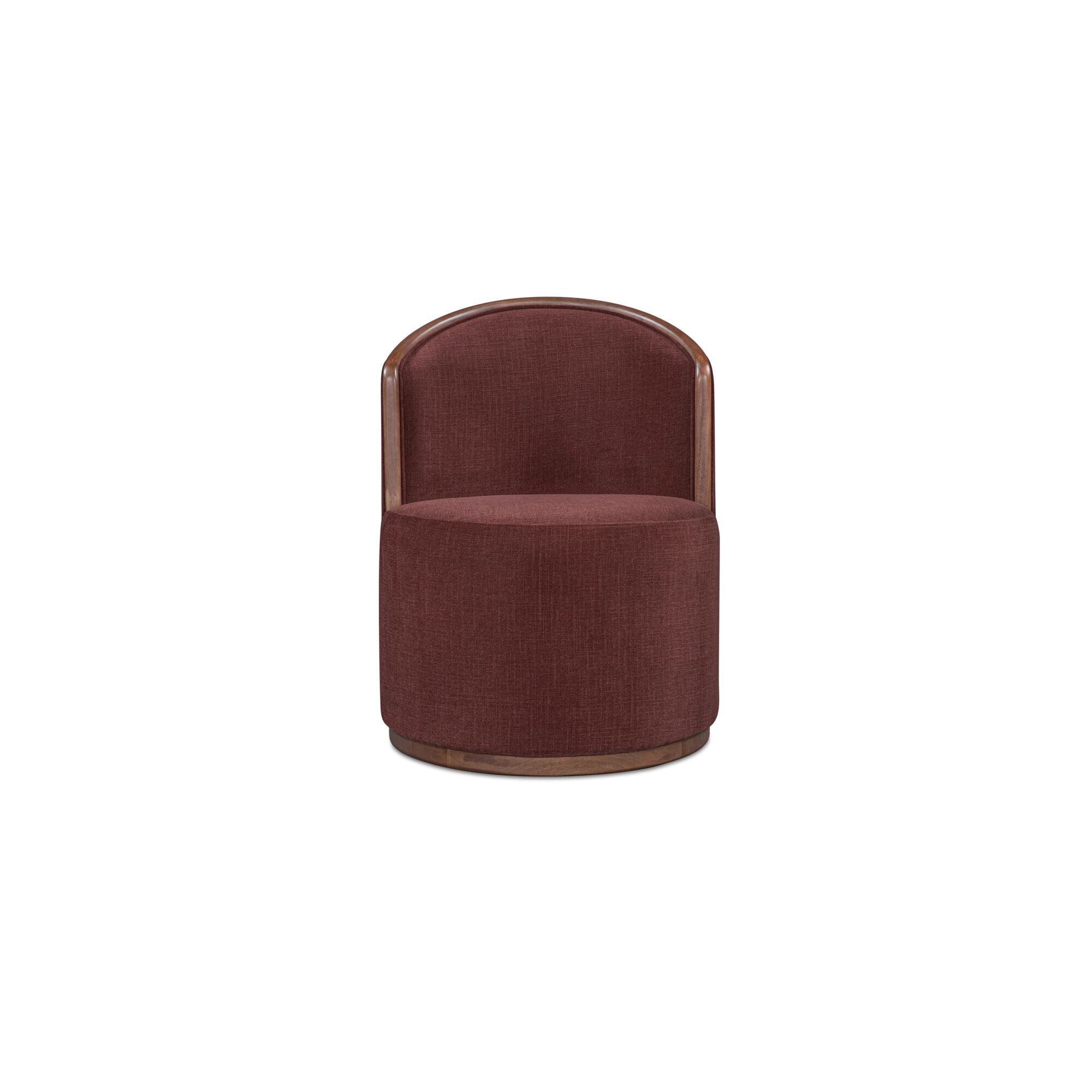 Rossi Swivel Dining Chair Berry by Moe's Home