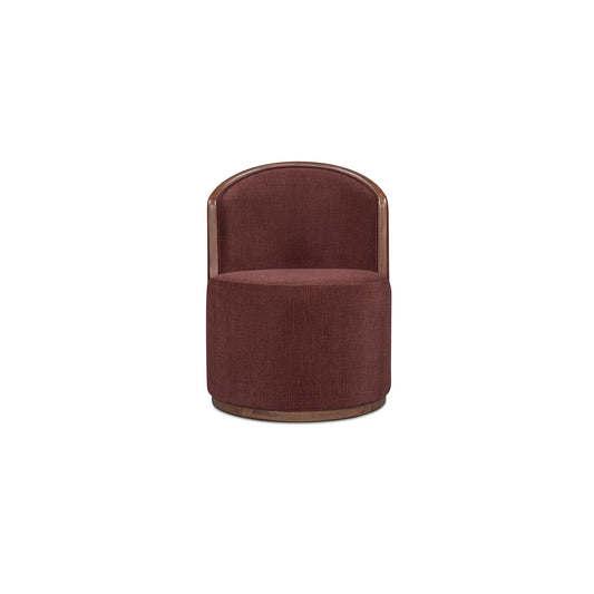 Rossi Swivel Dining Chair Berry by Moe's Home