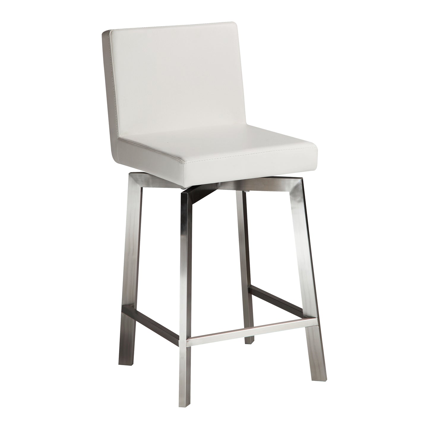 Giro Swivel Counter Stool White by Moe's Home