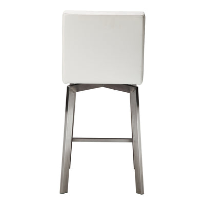 Giro Swivel Counter Stool White by Moe's Home