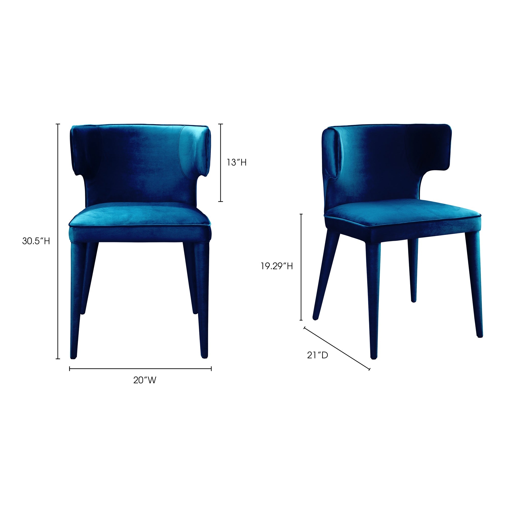 Jennaya Dining Chair Teal