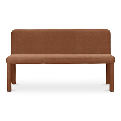 Place Dining Banquette Rust | Red