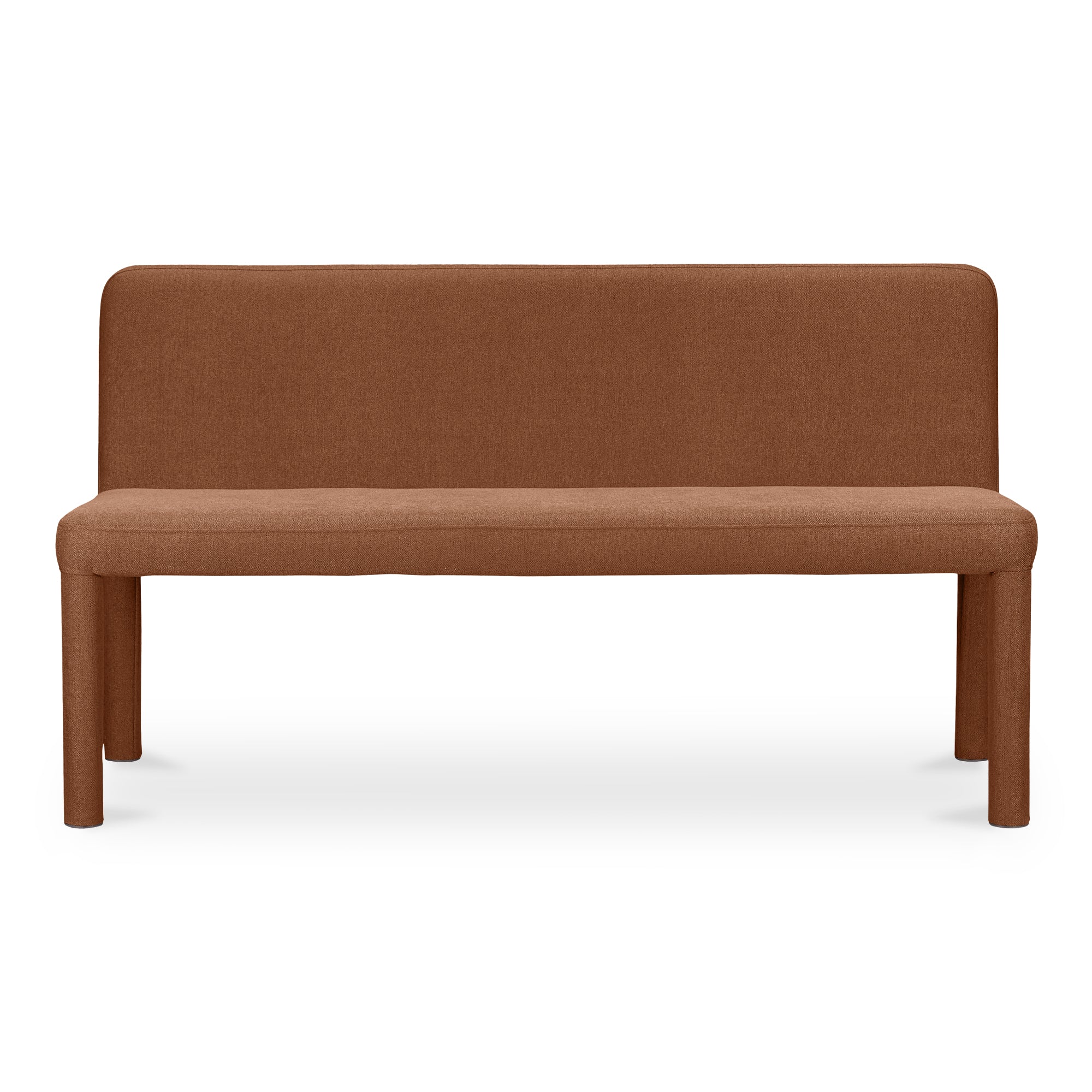 Place Dining Banquette Rust | Red