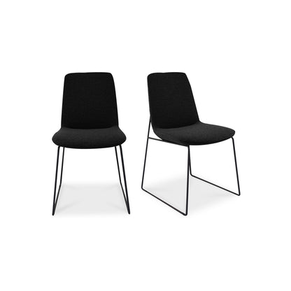 Ruth Dining Chair Black - Set Of Two | Black