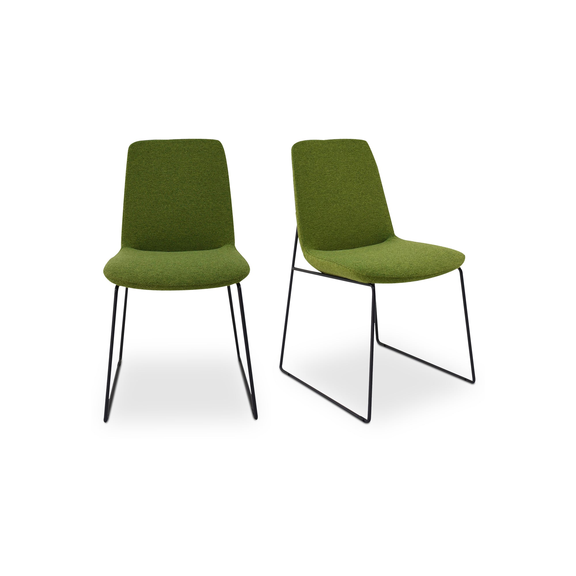 Ruth Dining Chair Green - Set Of Two | Green