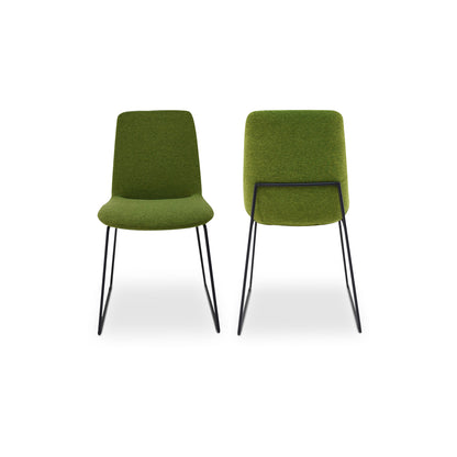 Ruth Dining Chair Green - Set Of Two